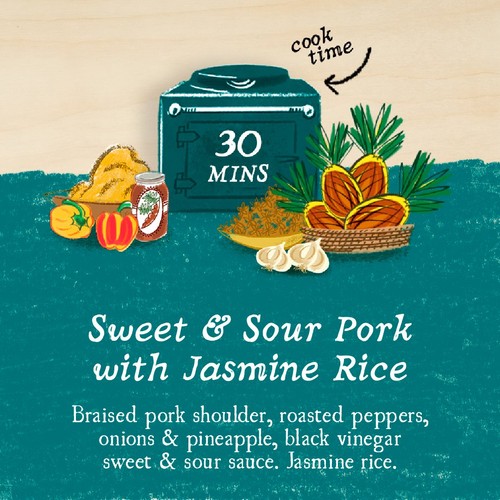 Charlie Bigham's Sweet & Sour Pork with Jasmine Rice