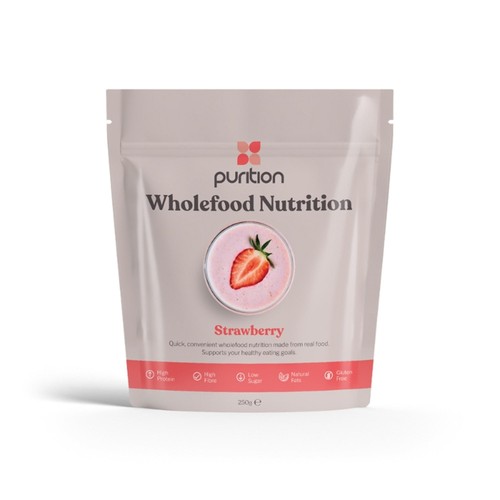Purition Strawberries Wholefood Nutrition Powder 