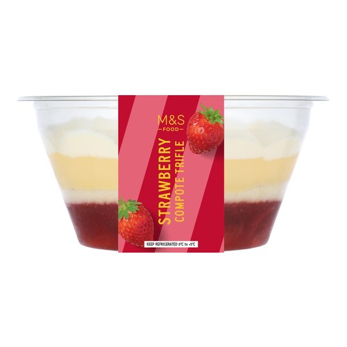 M&S Strawberry Compote Trifle (Serves 4)