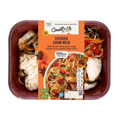 M&S Count On Us Chicken & Vegetable Chow Mein