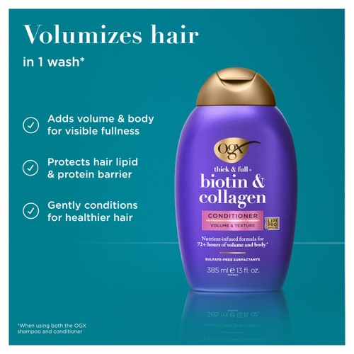 OGX Thick & Full+ Biotin & Collagen pH Balanced Conditioner