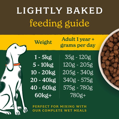 Forthglade Lightly Baked Dry Dog Food Chicken with Sweet Potato