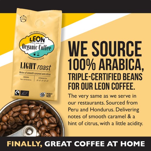 LEON Light Roast Ground Coffee
