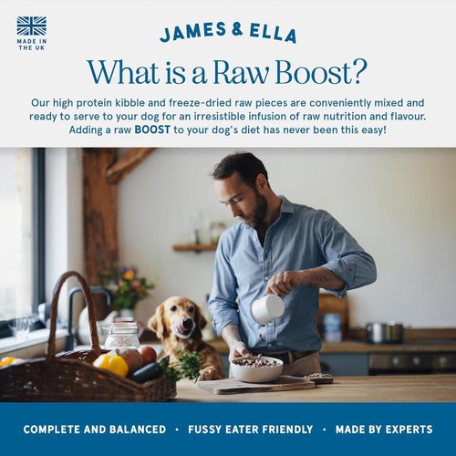 James & Ella Raw Kibble + Freeze Dried Game Dry Dog Food