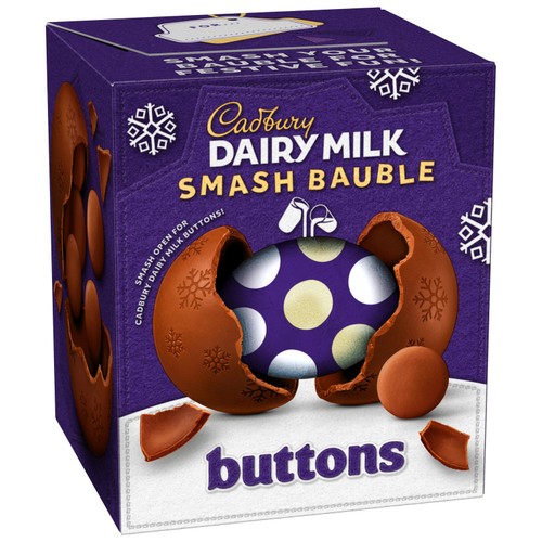 Cadbury Dairy Milk Chocolate Buttons Smash Bauble