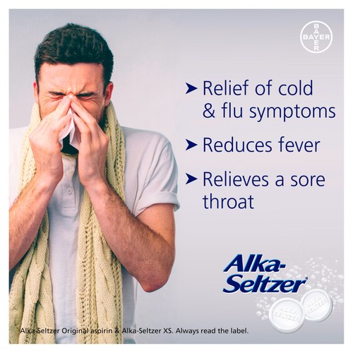 Alka Seltzer Original Pain Relief Effervescent Tablets