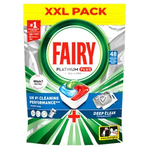 Fairy Platinum Plus Deep Clean Dishwasher Tablets Deep Clean