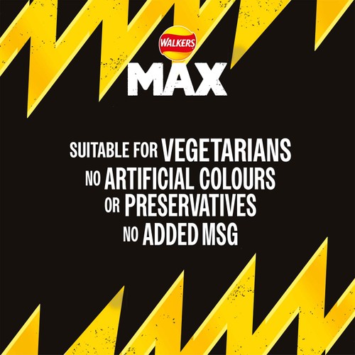 Walkers Max Strong Jalapeno & Cheese Sharing Bag Crisps