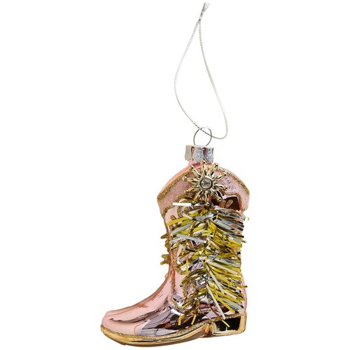 M&S Glass Party Cowboy Boot, Pink