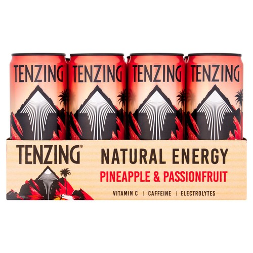 TENZING Natural Energy Pineapple & Passionfruit BCAA Case