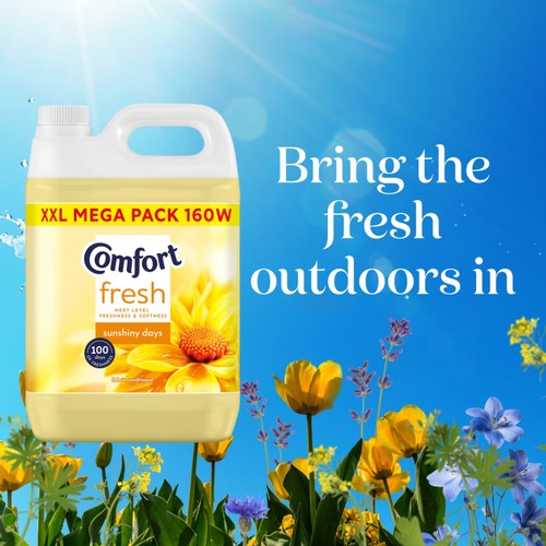 Comfort Fabric Conditioner Sunshiny Days 160 Washes