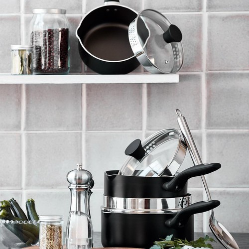 M&S New York Salt & Pepper Mills, Silver