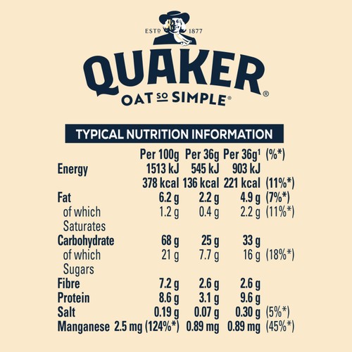 Quaker Oat So Simple Apple & Blueberry Porridge Sachets Cereal