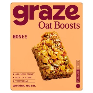 Graze Honey Oat Boost Flapjack Snack
