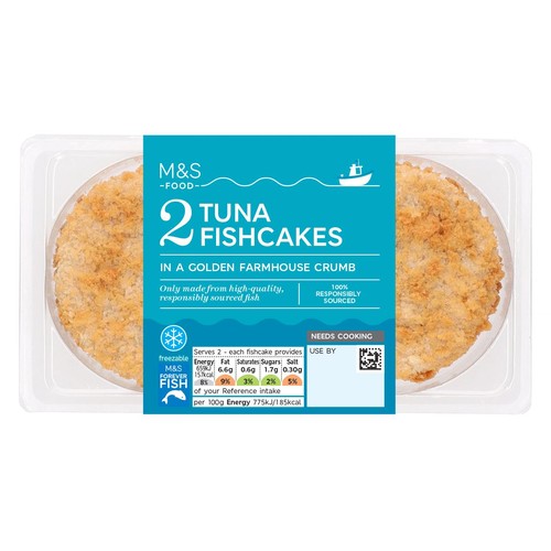M&S 2 Tuna Fishcakes