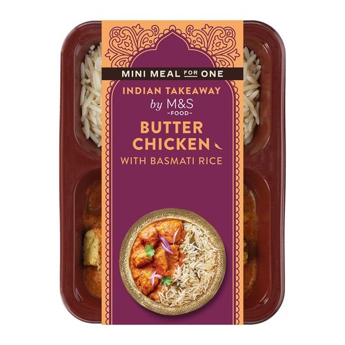M&S Butter Chicken with Basmati Rice Serves 1