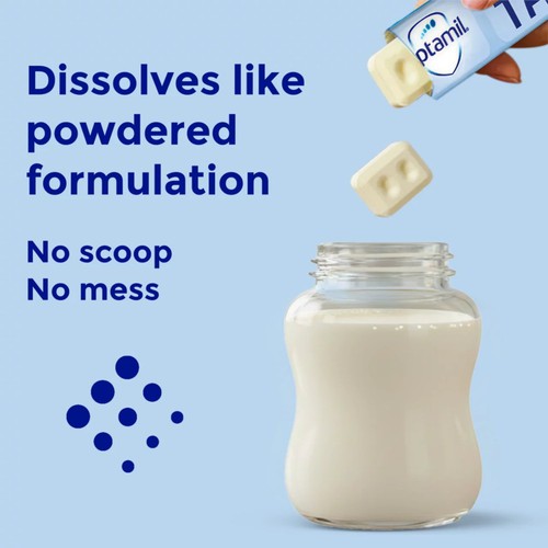 Aptamil 1 First Infant Baby Milk Formula Tabs from Birth 120 Tabs