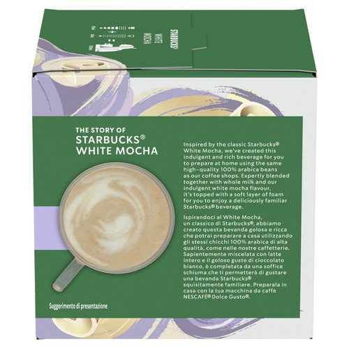 Starbucks by Nescafe Dolce Gusto White Mocha 6 Drinks