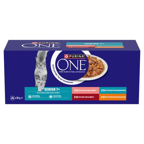Purina ONE Senior7+ Fillets Wet Cat Food