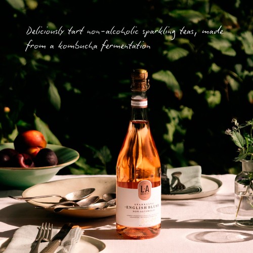 LA Brewery Sparkling English Blush Kombucha
