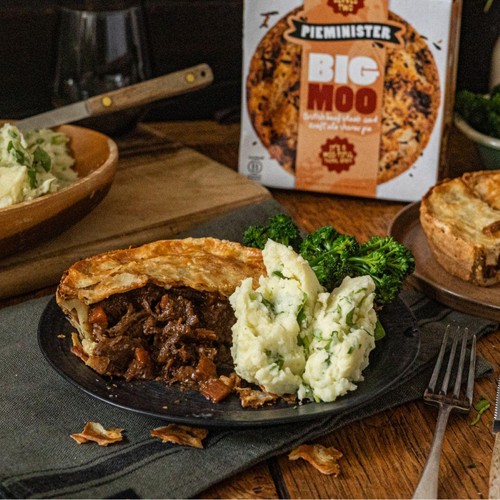 Pieminister BIG Moo Pie with British Beef Steak & Ale