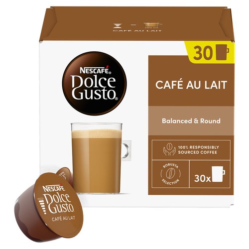 Nescafe Dolce Gusto Cafe Au Lait Capsules