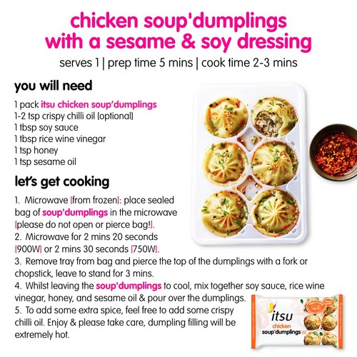 itsu Chicken Soup Dumplings