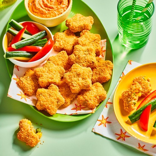 Little Dish Superstars Golden Veggie Bites with Mozzarella