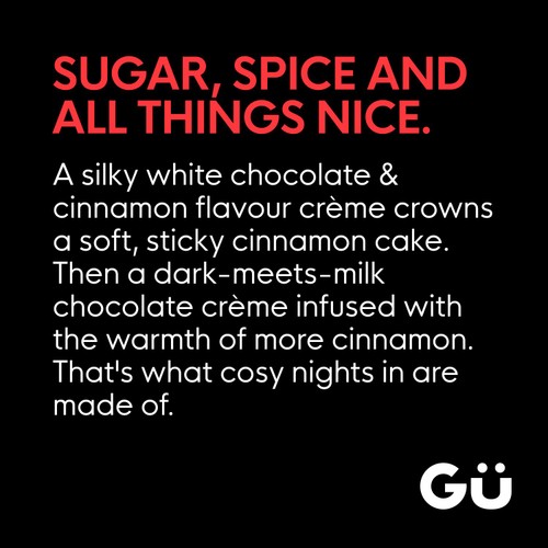 Gu Cinnamon Bun Hot Dessert