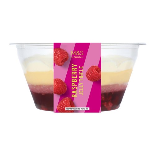 M&S Raspberry Jelly Trifle (Serves 4)