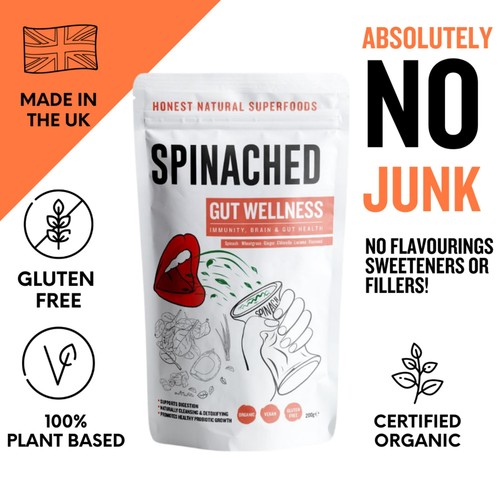 Spinached Organic Gut Wellness Probiotic Growth & Digestion supplement