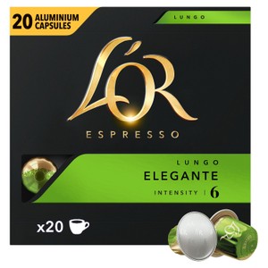 L'OR Espresso Onyx Coffee Pods X20 Intensity 12