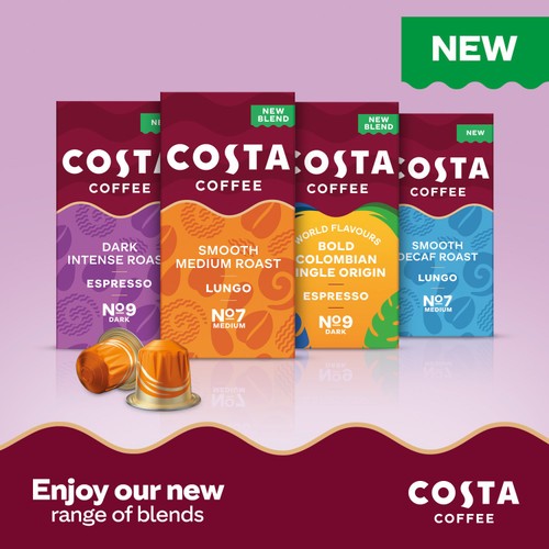 Costa Coffee Colombia Roast Coffee Pods