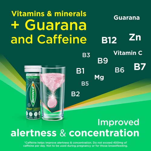 Berocca Boost Energy Vitamin Effervescent Tablets