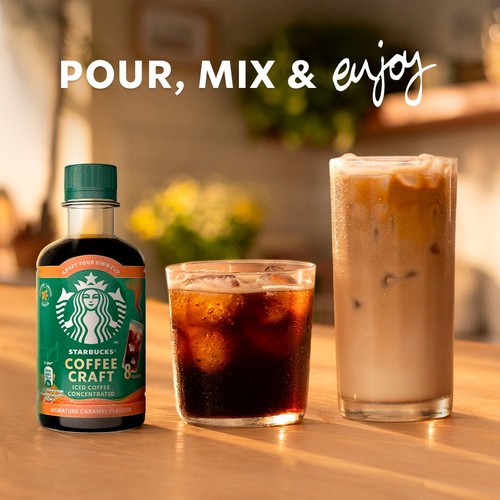 Starbucks Signature Caramel Flavour Iced Coffee Concentrated
