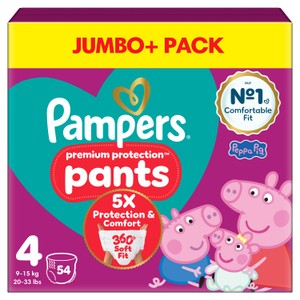 Pampers Premium Protection Nappies, Size 5 (11-16kg) Jumbo+ Pack