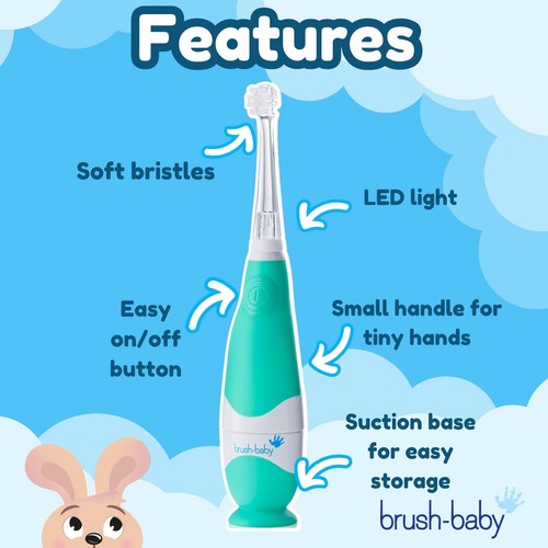 Brush-Baby BabySonic Electric Toothbrush, 0-3 Yrs