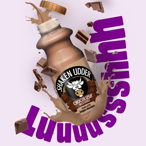 Shaken Udder Chocolush Chocolate Flavoured Milkshake