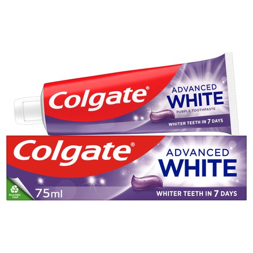 Colgate Advanced White Purple Teeth Whitening Toothpaste