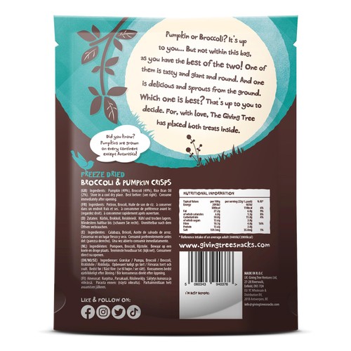 The Giving Tree Vacuum Fried Mixed Veggie Crisps