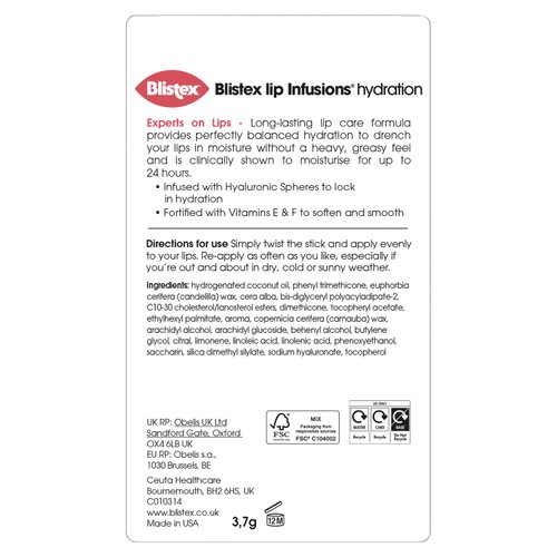 Blistex Lip Infusions Hydration