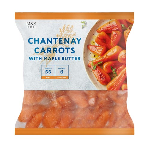 M&S Chantenay Carrots with Maple Butter Frozen