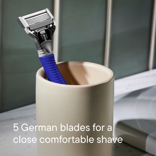 Harry's Razor and 10 Blades Indigo Set
