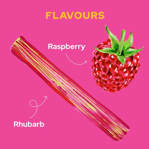 Yorkshire Tea Refresh Rhubarb & Raspberry Fruit Tea Bags