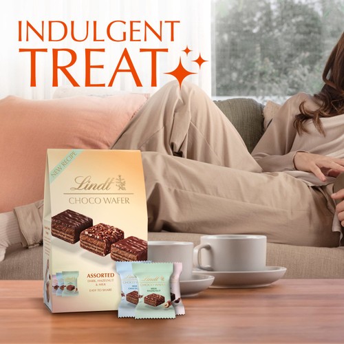 Lindt Choc Wafer Assorted Chocolate Sharing Box