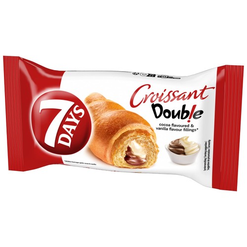 7 Days Double Max Croissant with Cocoa and Vanilla