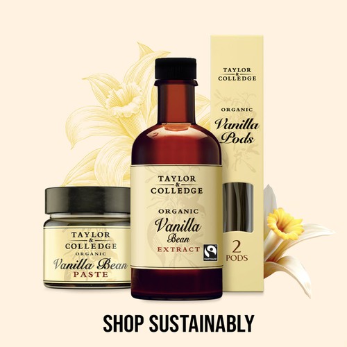 Taylor & Colledge 2 Organic Vanilla Pods