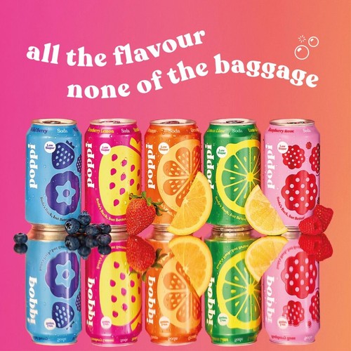 Poppi Orange Soda Cans