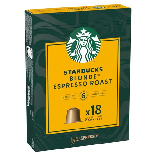 Starbucks by NESPRESSO Blonde Espresso Roast Coffee Pods