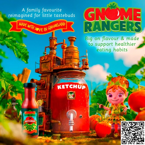 Gnome Rangers Tomato Ketchup Squeezy